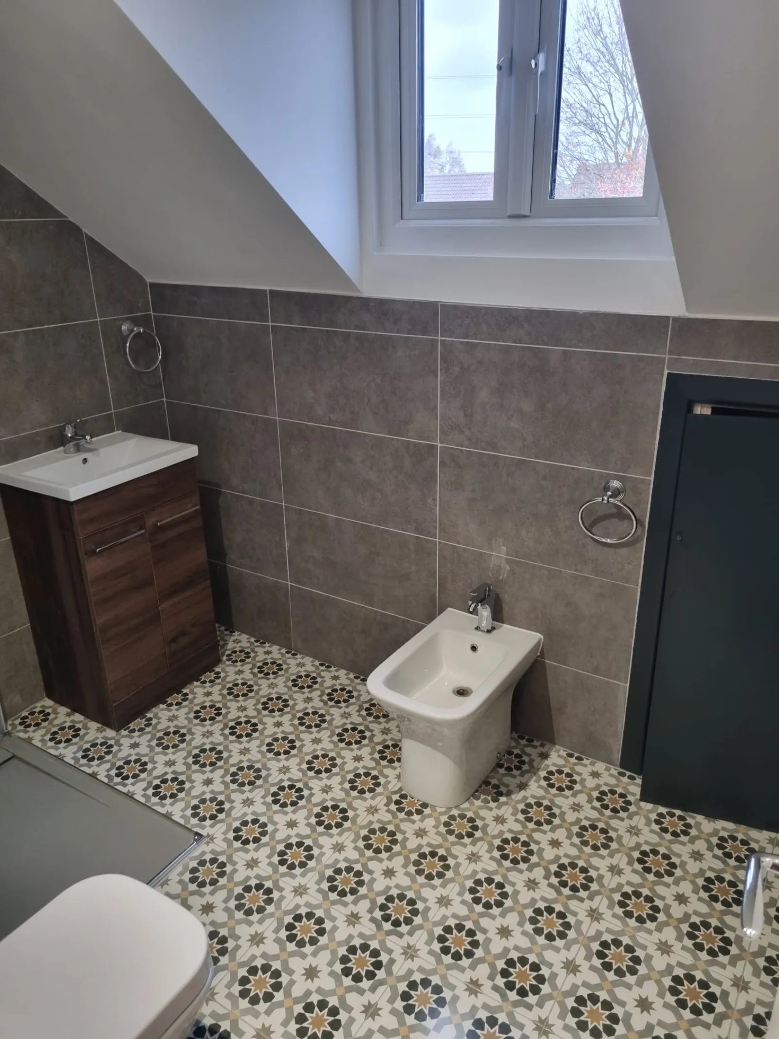 Attic bathroom conversion