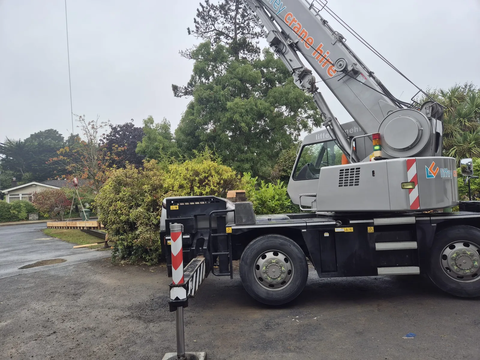 Crane on site