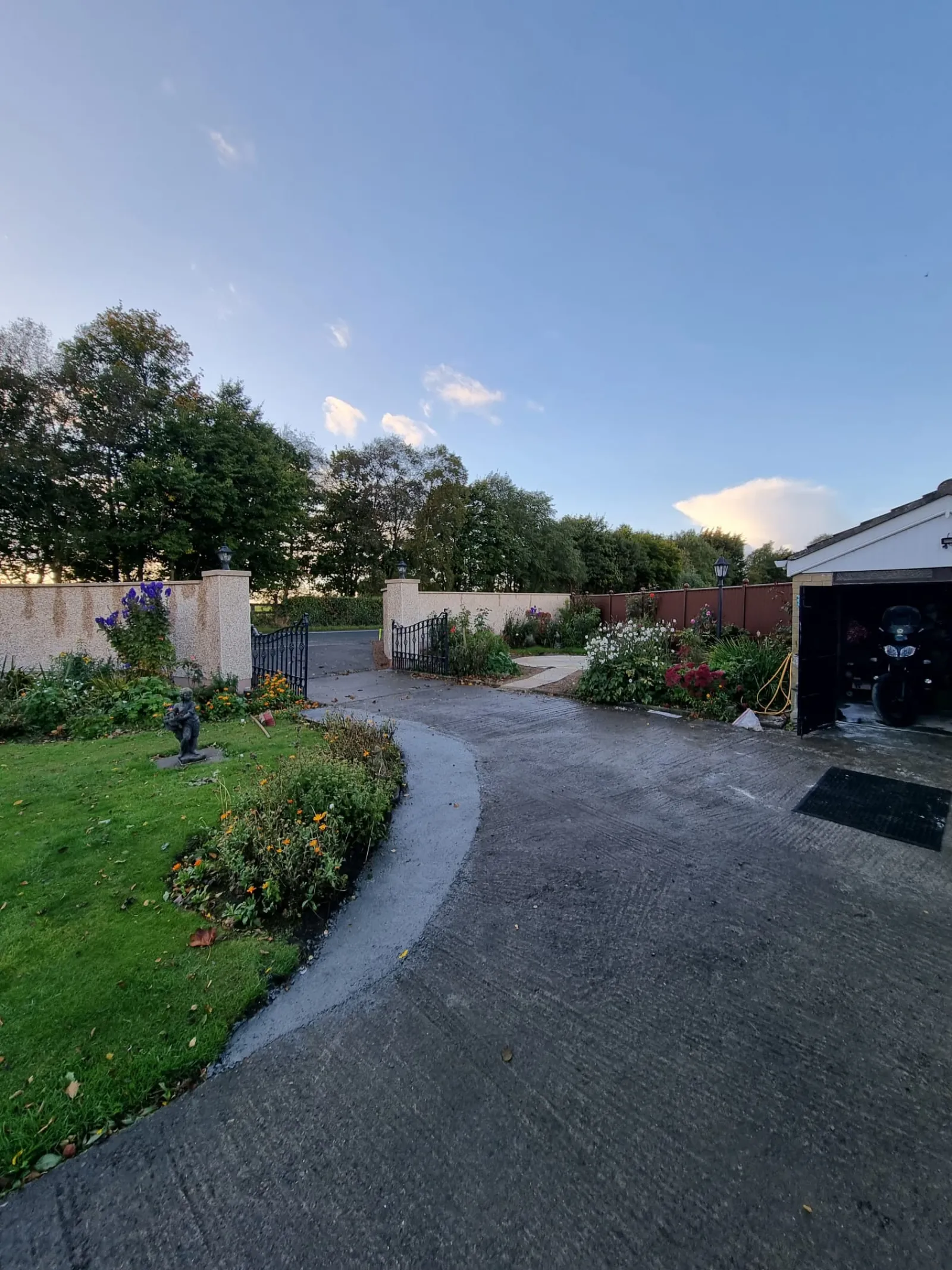 Driveway construction