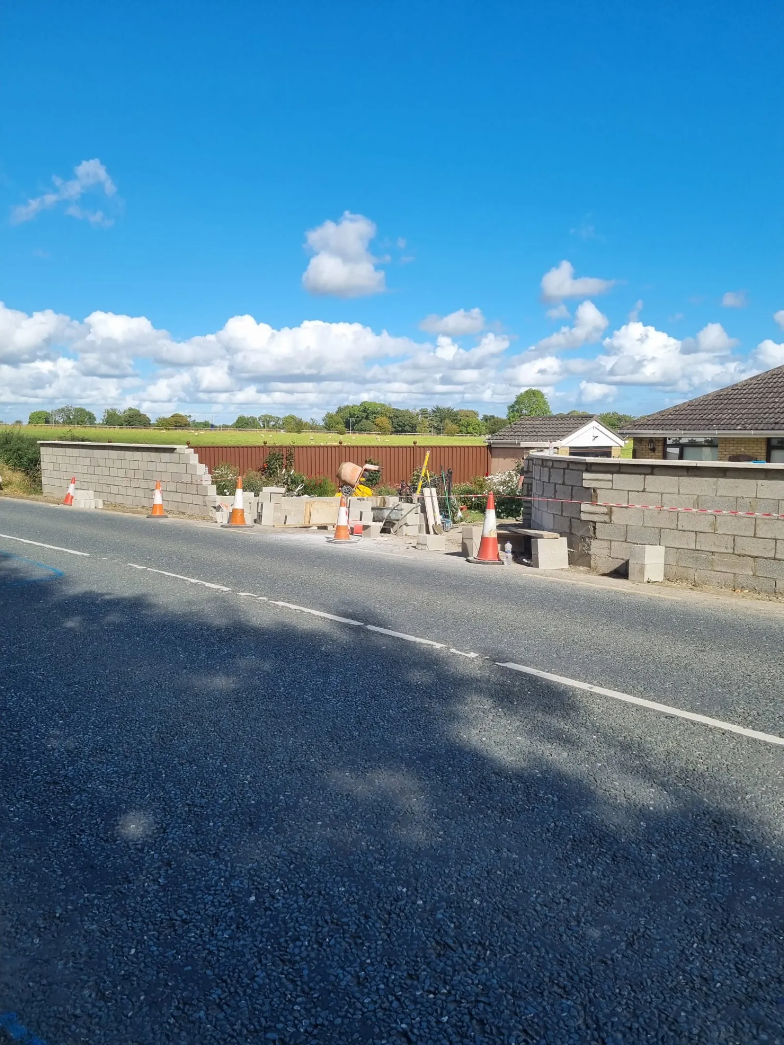 Driveway construction